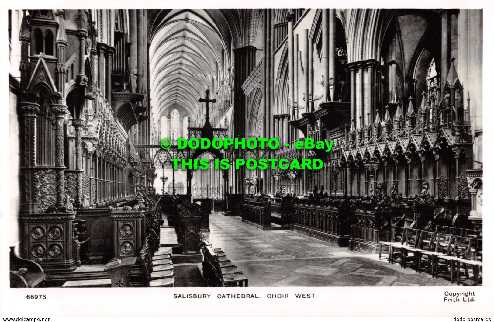 R498906 Salisbury Cathedral. Choir West. F. Frith - Monde