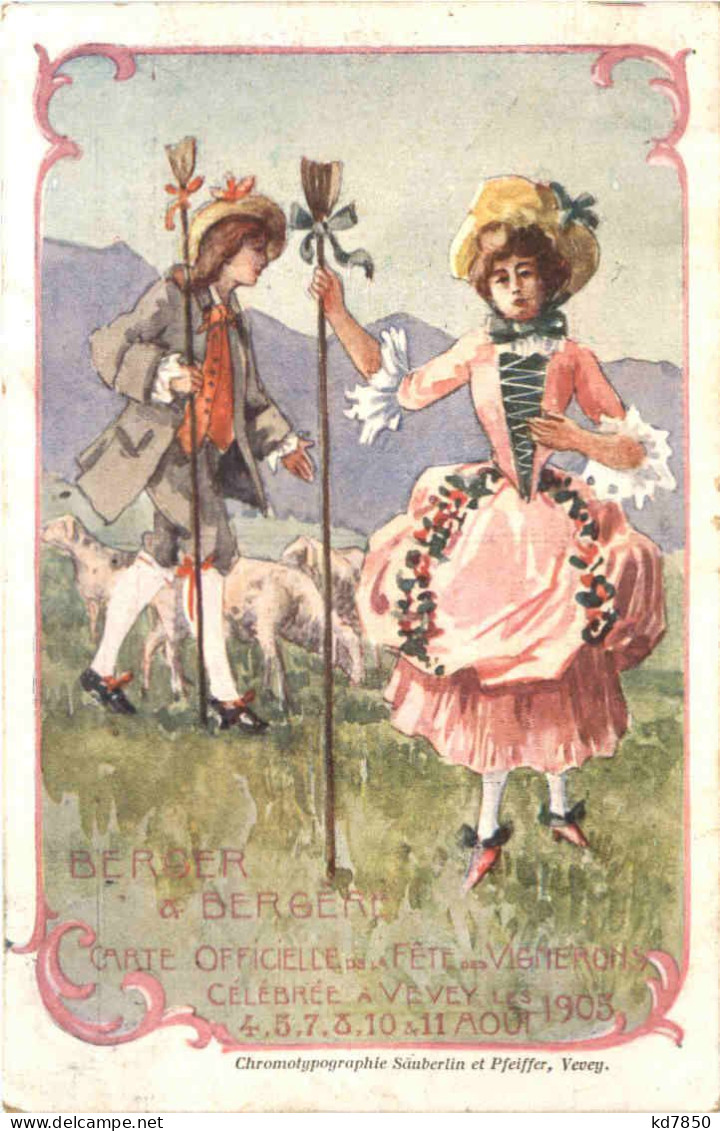 Vevey - Fete Des Vignerons 1905 - Vevey