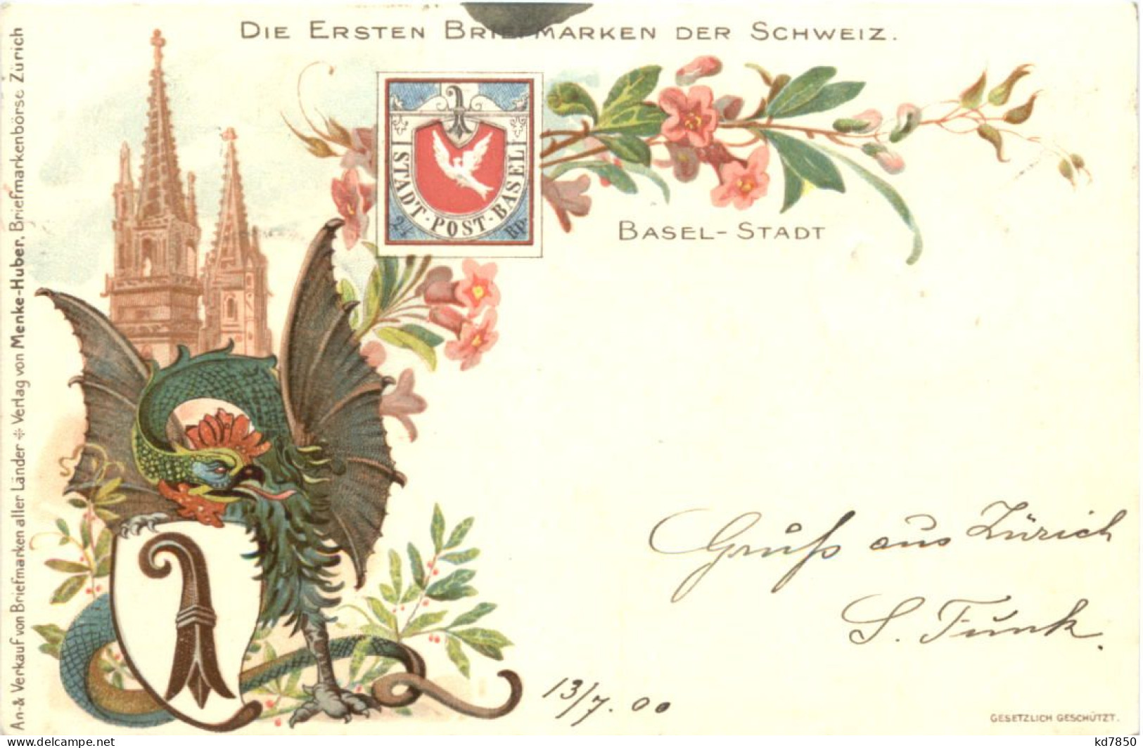 Basel - Stadt - Die Ersten Briefmarken Der Schweiz - Sonstige & Ohne Zuordnung
