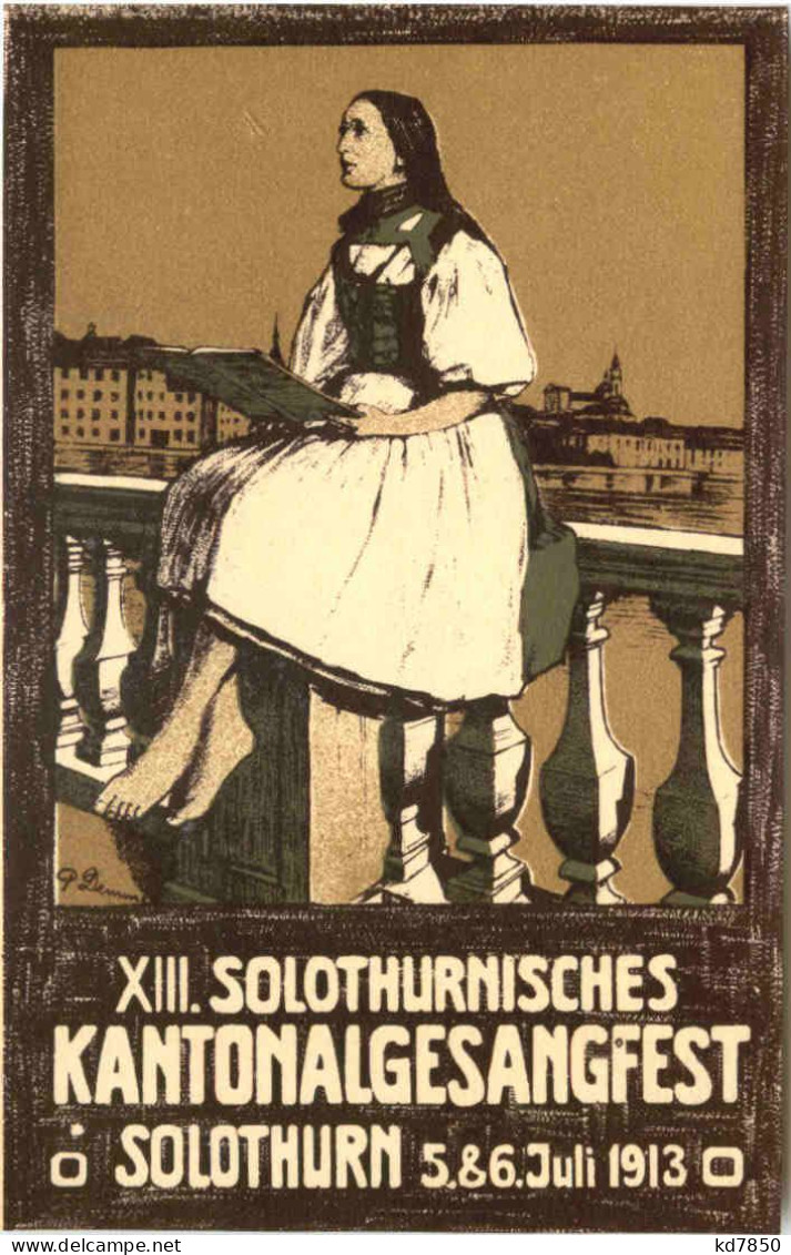 Solothurn - Kantonalgesangsfest 1913 - Soleure