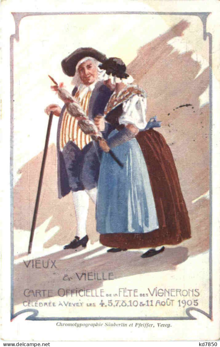 Vevey - Fete Des Vignerons 1905 - Vevey