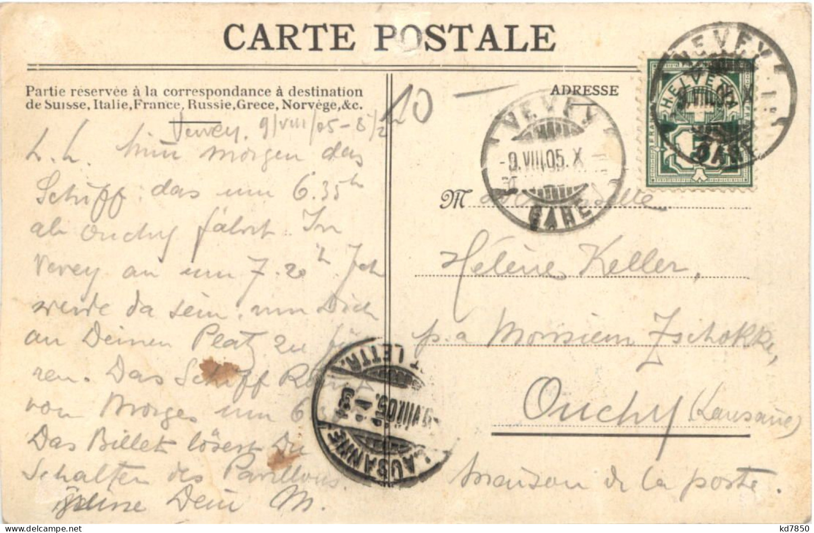 Vevey - Fete Des Vignerons 1905 - Vevey