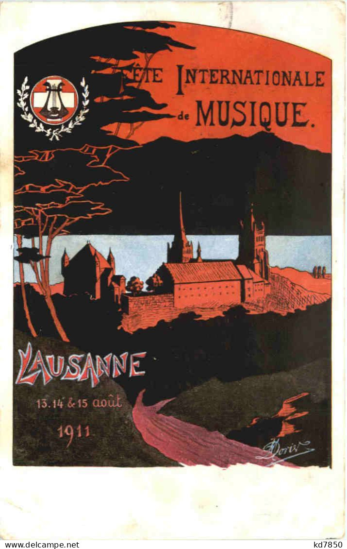 Lausanne - Fete Internatinale De Musique 1911 - Lausanne