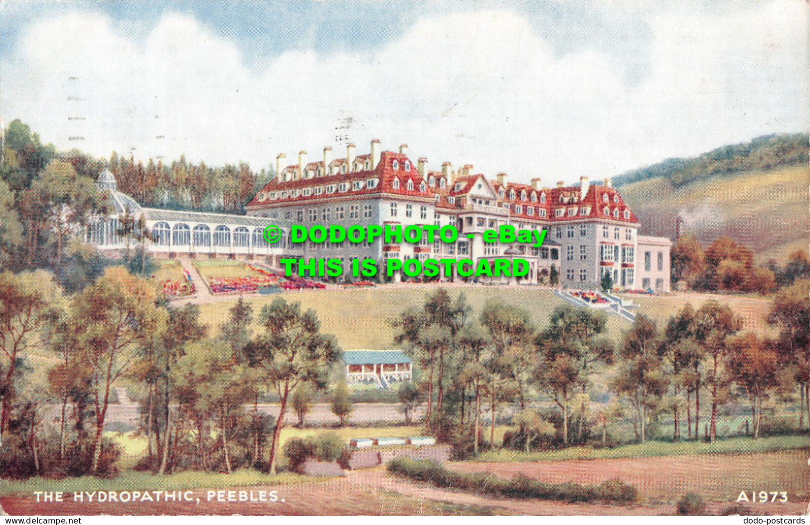 R498912 Peebles. The Hydropathic. Valentine. Art Colour. B. F. C. Parr. 1956 - Monde