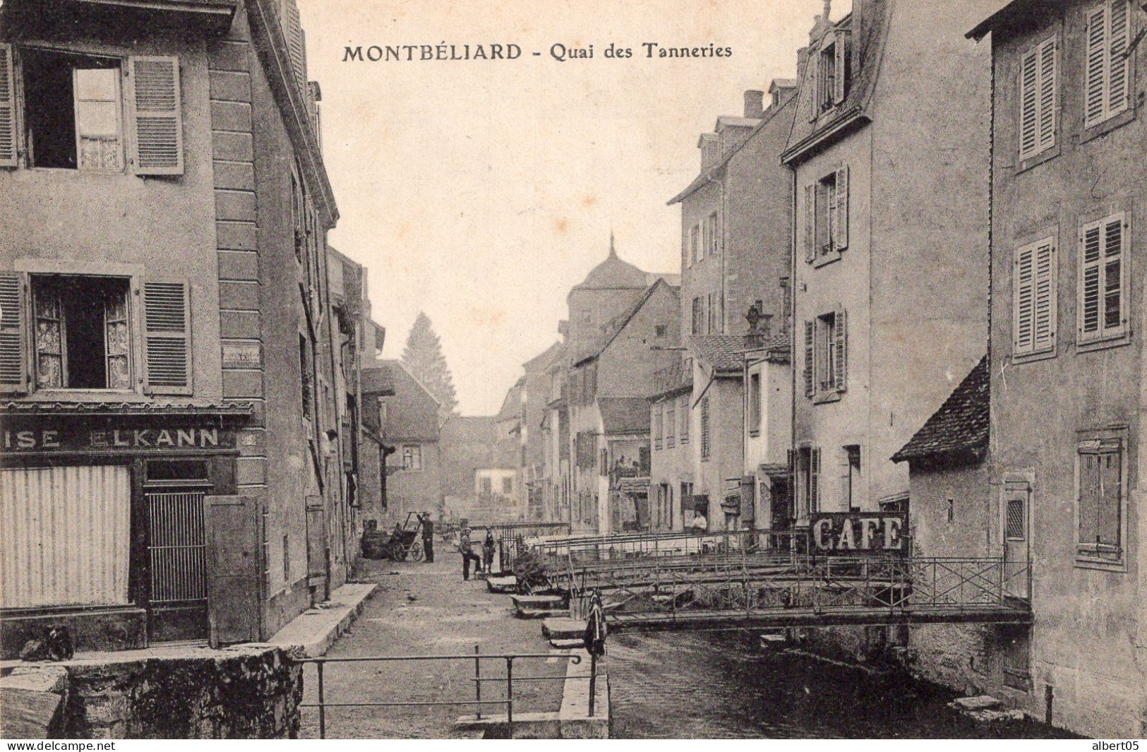 25 - Montbéliard - 3 Cartes Différentes Sur Le Quai Des Tanneries - Cuir - Peaux - Tanneur - Montbéliard