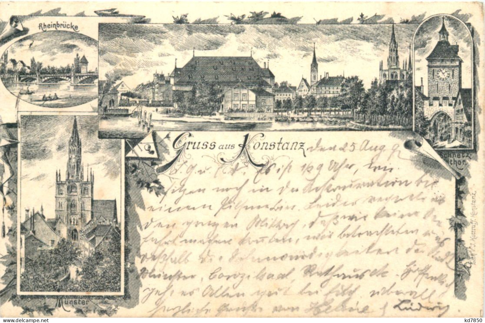 Gruss Aus Konstanz - Vorläufer 1892 - Konstanz