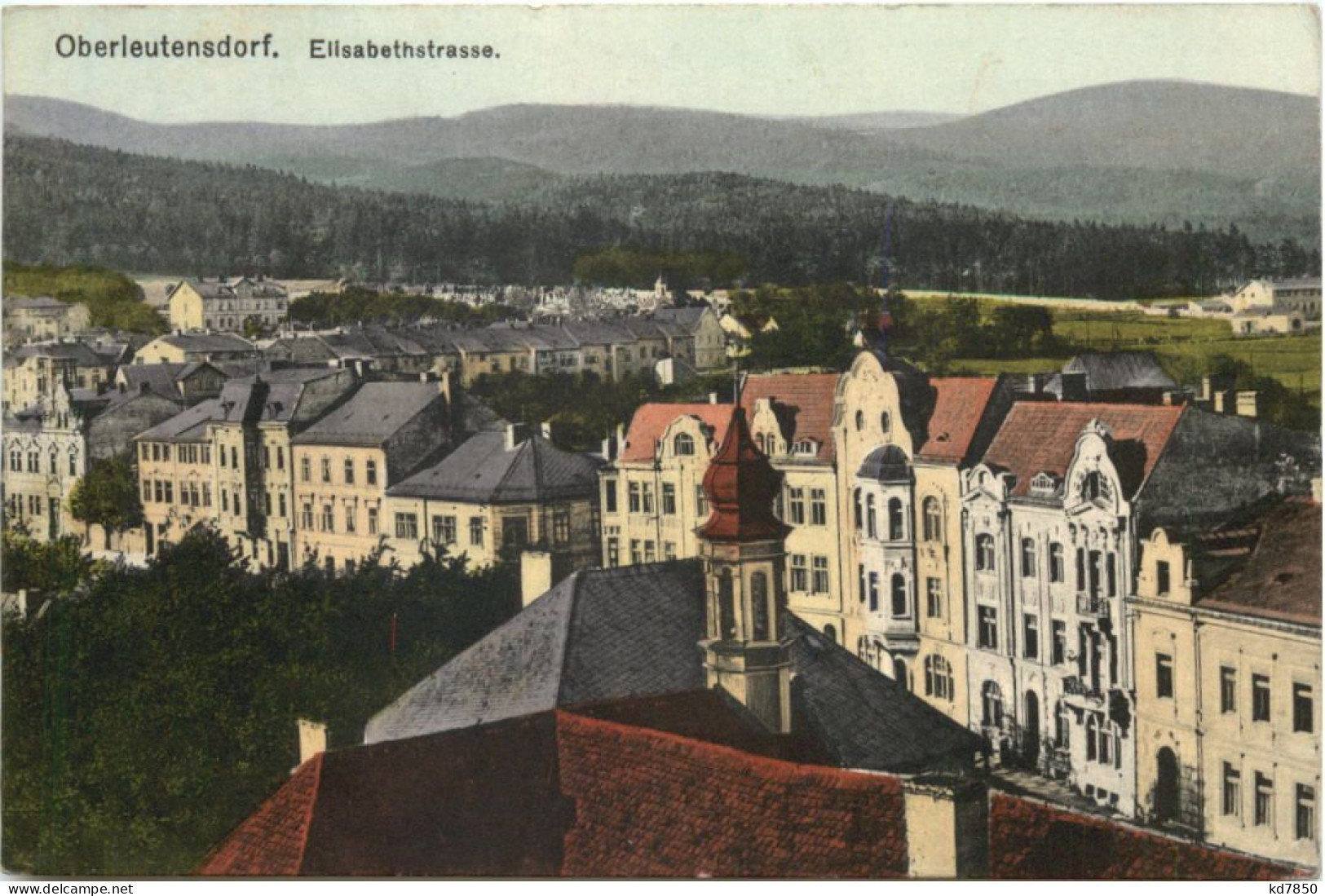 Oberleutensdorf - Elisabethstrasse - Boehmen Und Maehren