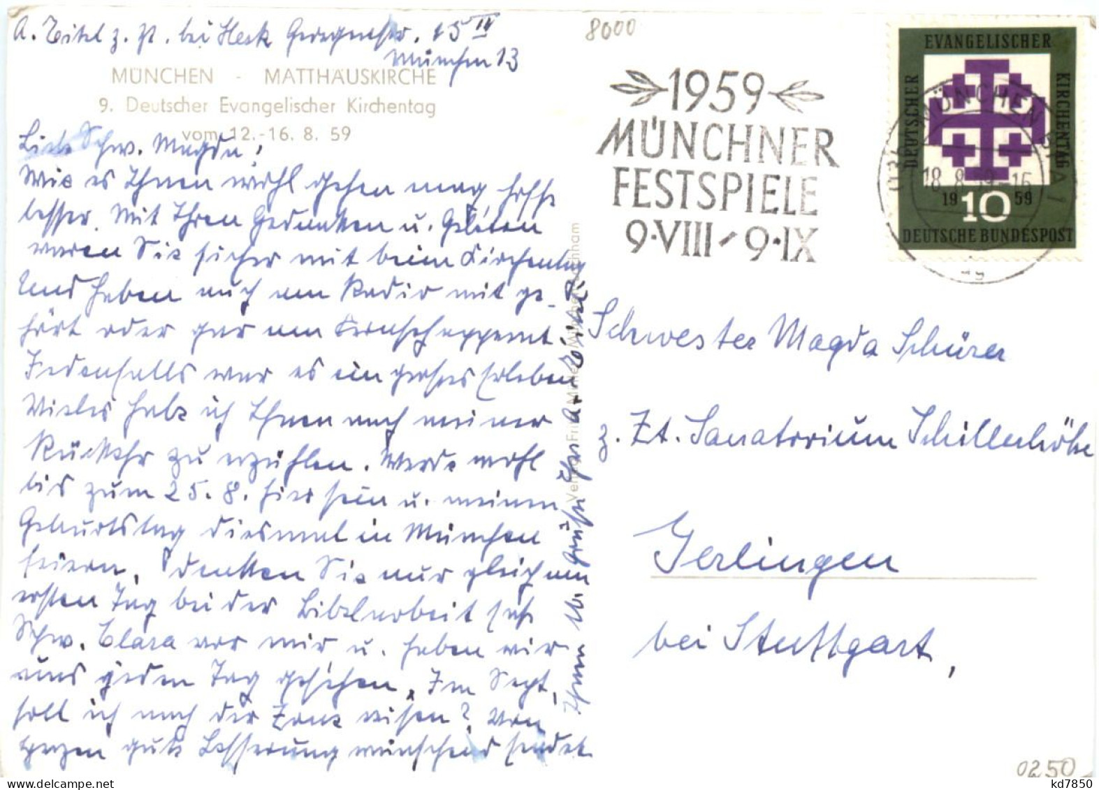 München, 9. Ev. Kirchentag 1959 - Muenchen