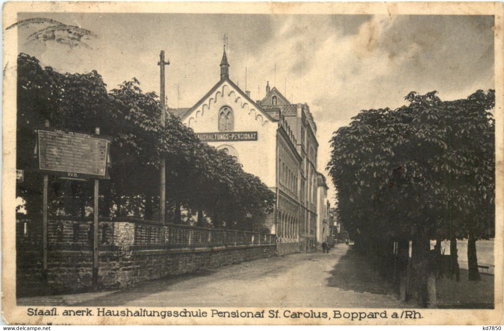 Boppard - Haushaltungsschule Pensionat St. Varolus - Boppard