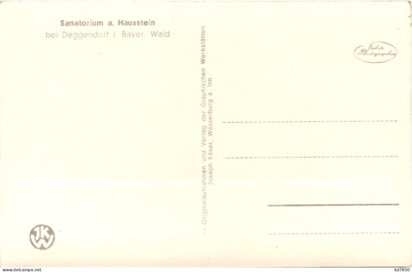 Deggendorf, Sanatorium Am Hausstein, Speisesaal - Deggendorf