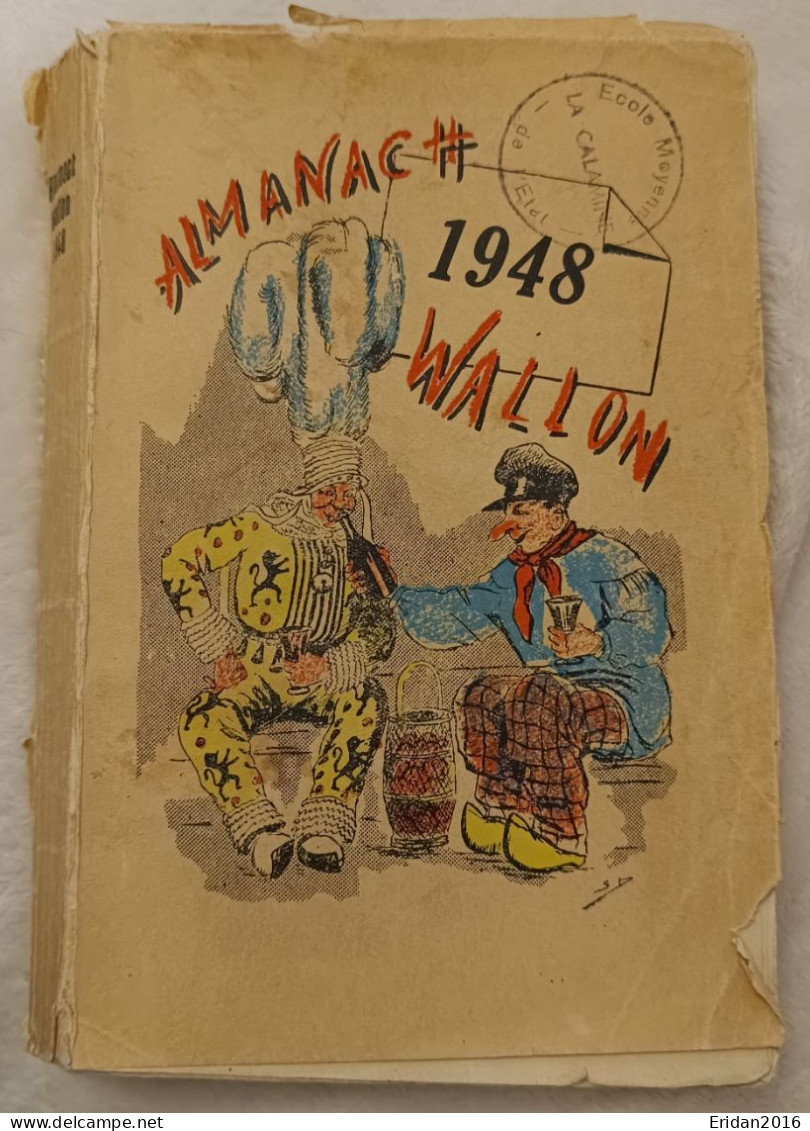 Almanach Wallon 1948 : Collectif : Presse Du Postillon Lessines : FORMAT POCHE ++ - Belgien