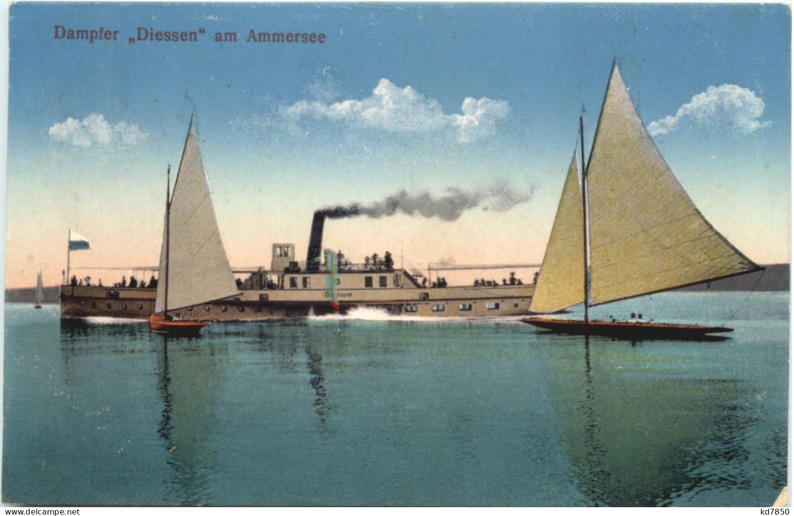 Am Ammersee, Dampfer Diessen - Landsberg