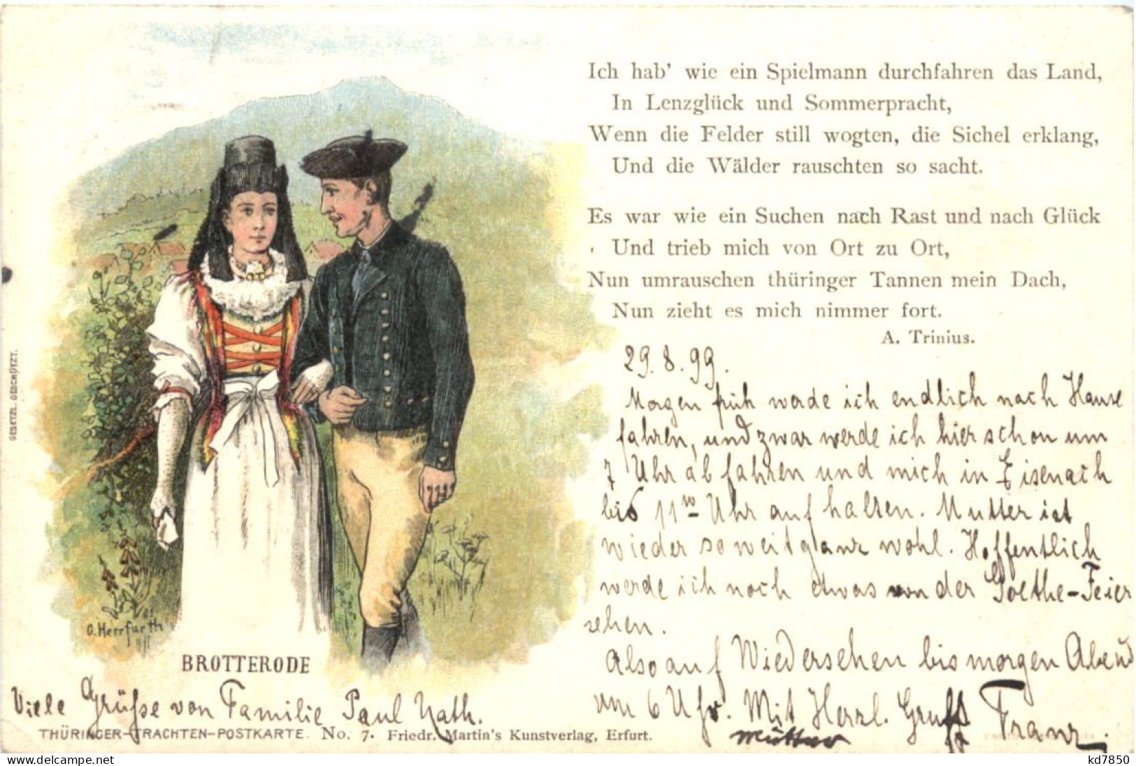 Brotterode - Litho - Schmalkalden