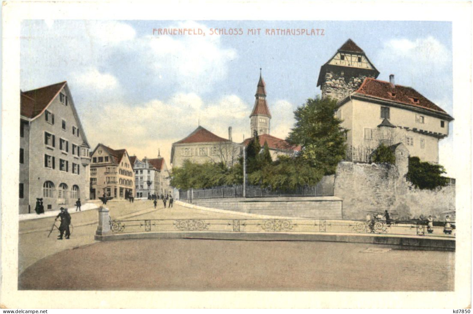 Frauenfeld - Schloss Mit Rathausplatz - Frauenfeld