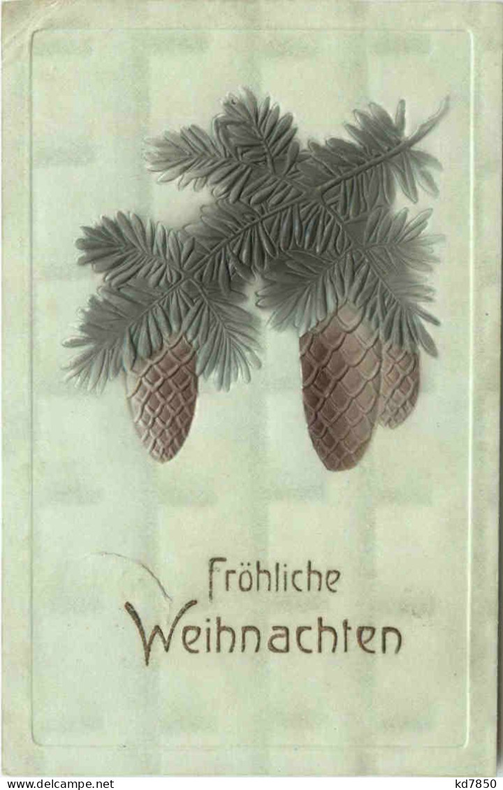 Weihnachten - Prägekarte - Altri & Non Classificati