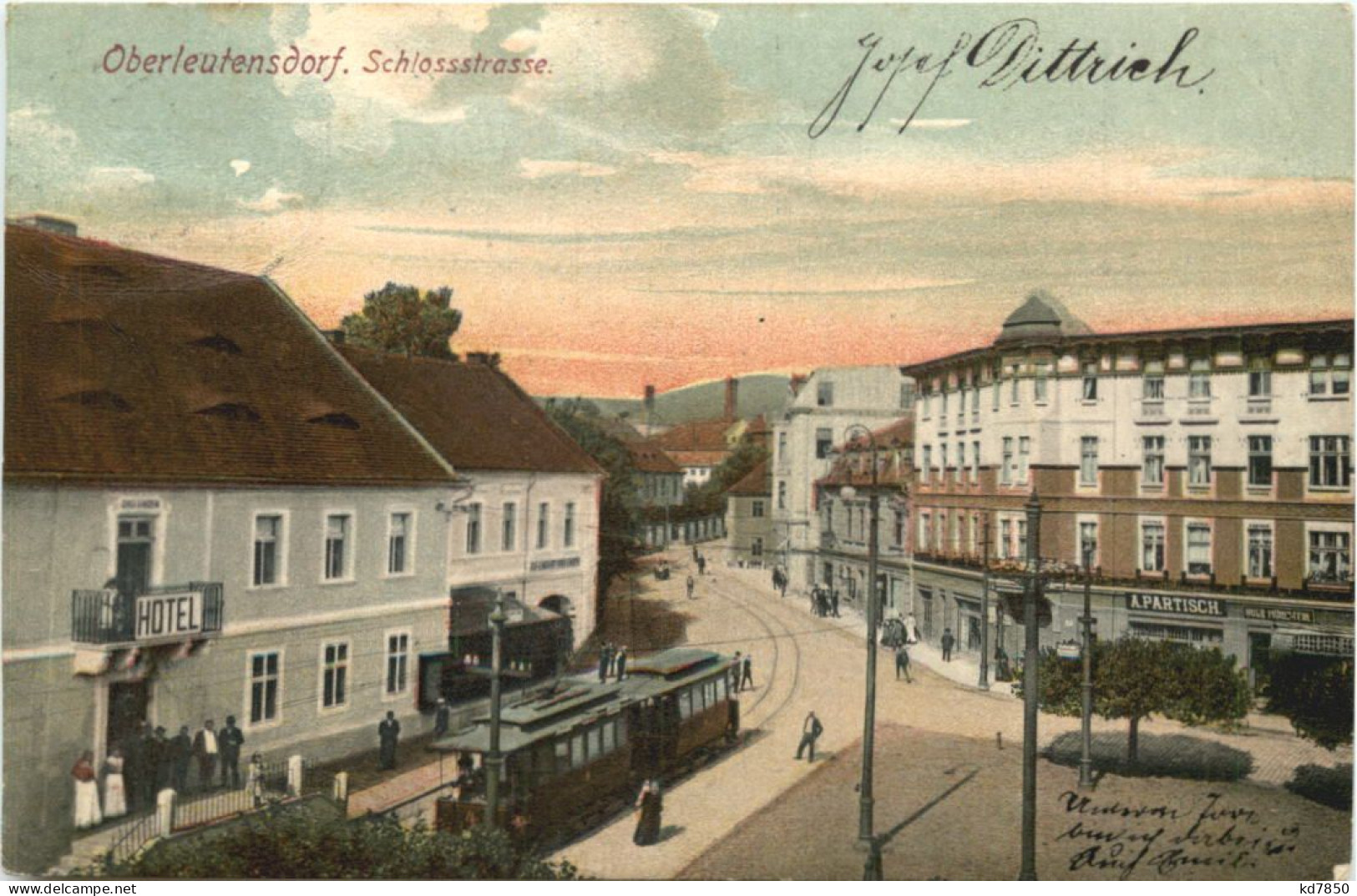 Oberleutensdorf - Schlossstrasse - Böhmen Und Mähren