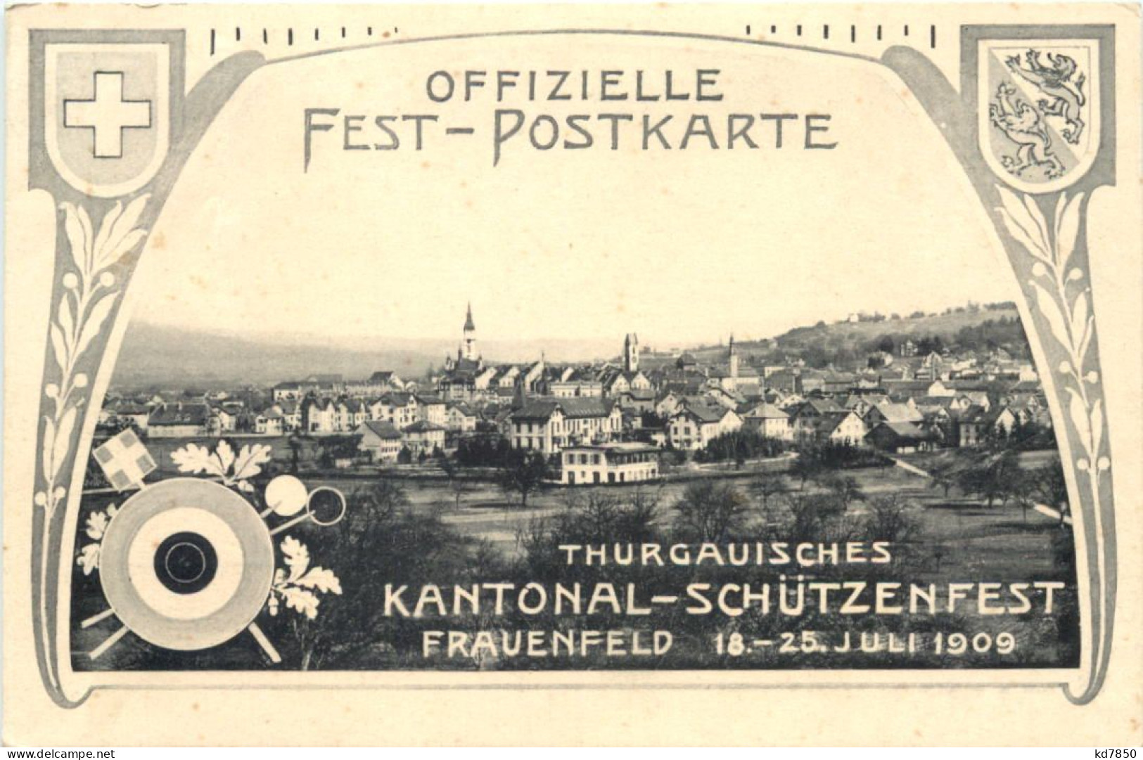 Frauenfeld - Kantonal-Schützenfest 1909 - Frauenfeld