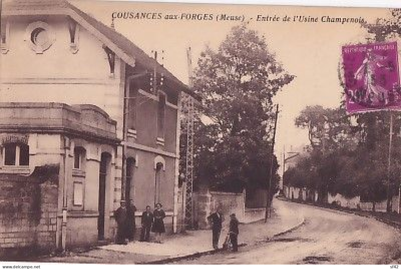 COUSANCES AUX FORGES                  Entrée De L Usine Champenois - Altri & Non Classificati