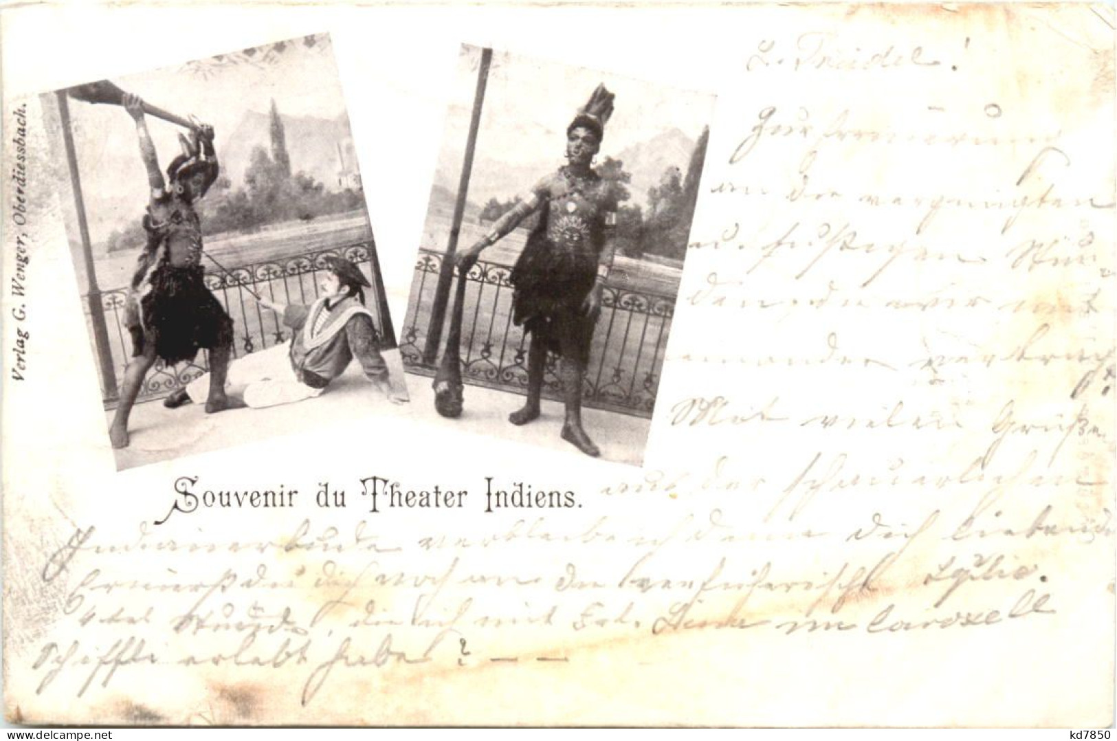 Souvenir Du Theater Indiens - Circus