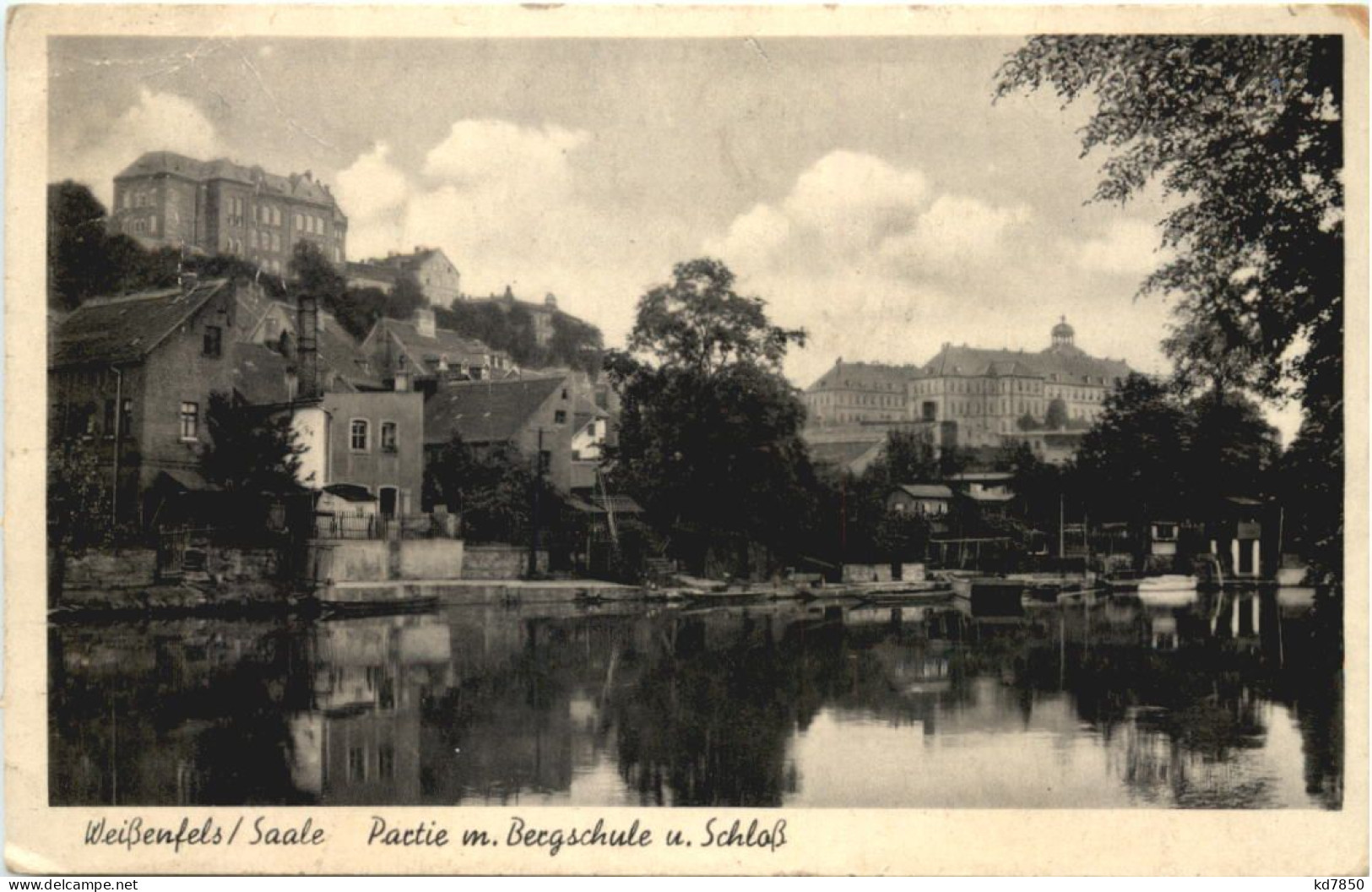 Weißenfels Saale - Partie Mit Bergschule - Weissenfels