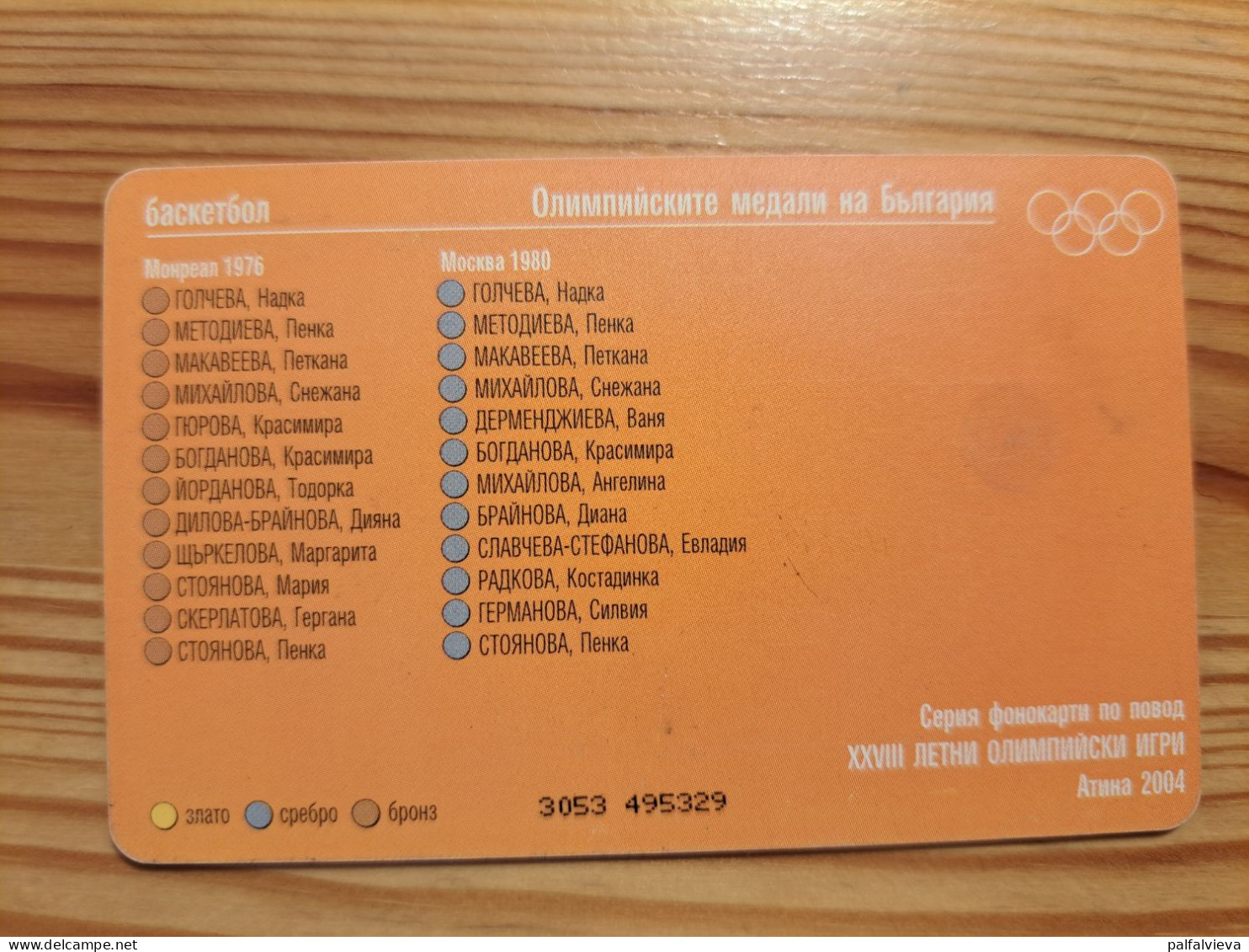 Phonecard Bulgaria - Olympics, Basketball - Bulgarie