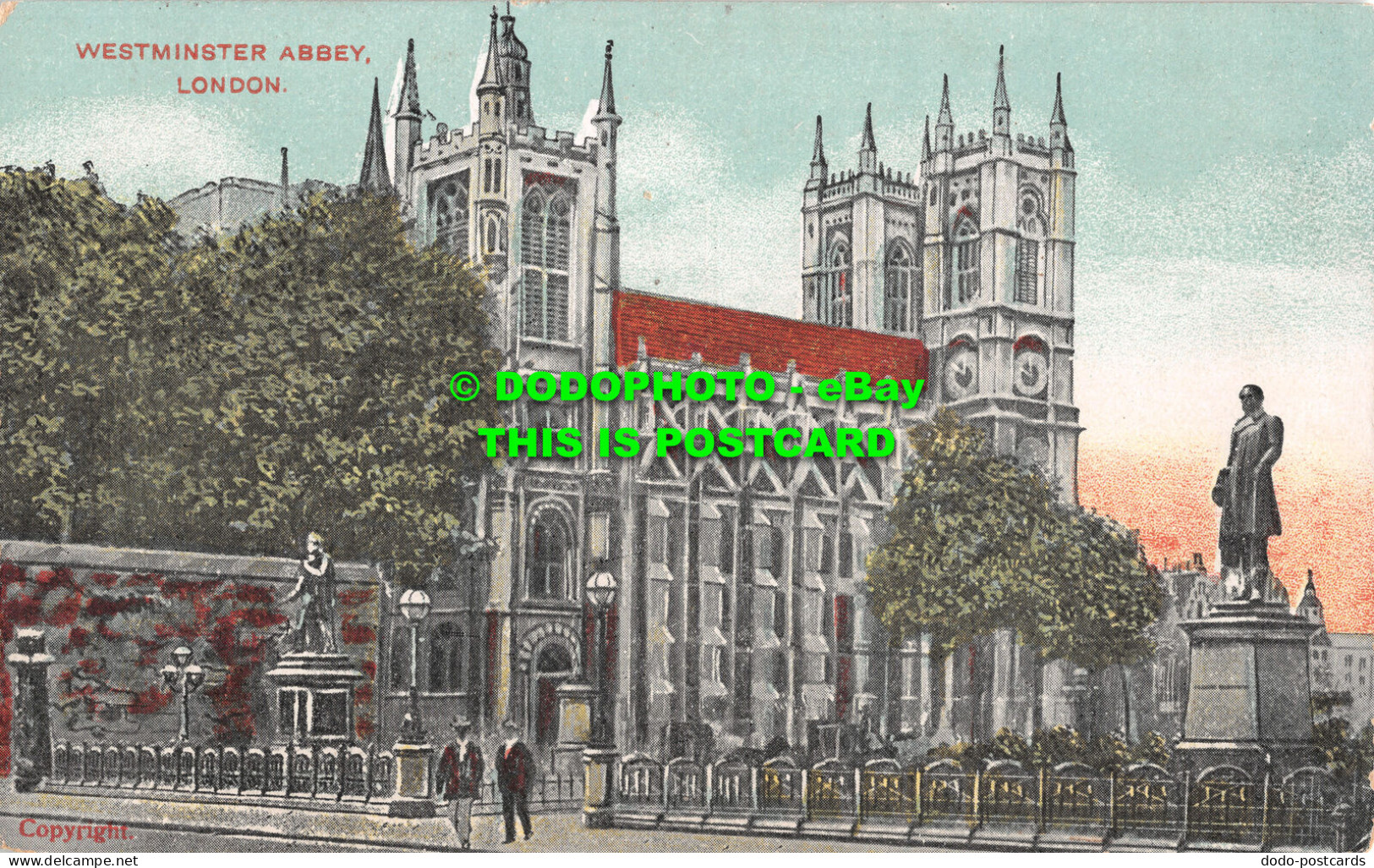 R498941 London. Westminster Abbey. Postcard - Andere & Zonder Classificatie