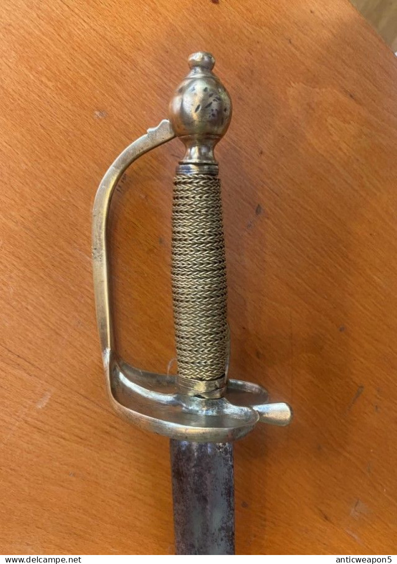 Europe. About 1780. Saber with finger ring (C210)