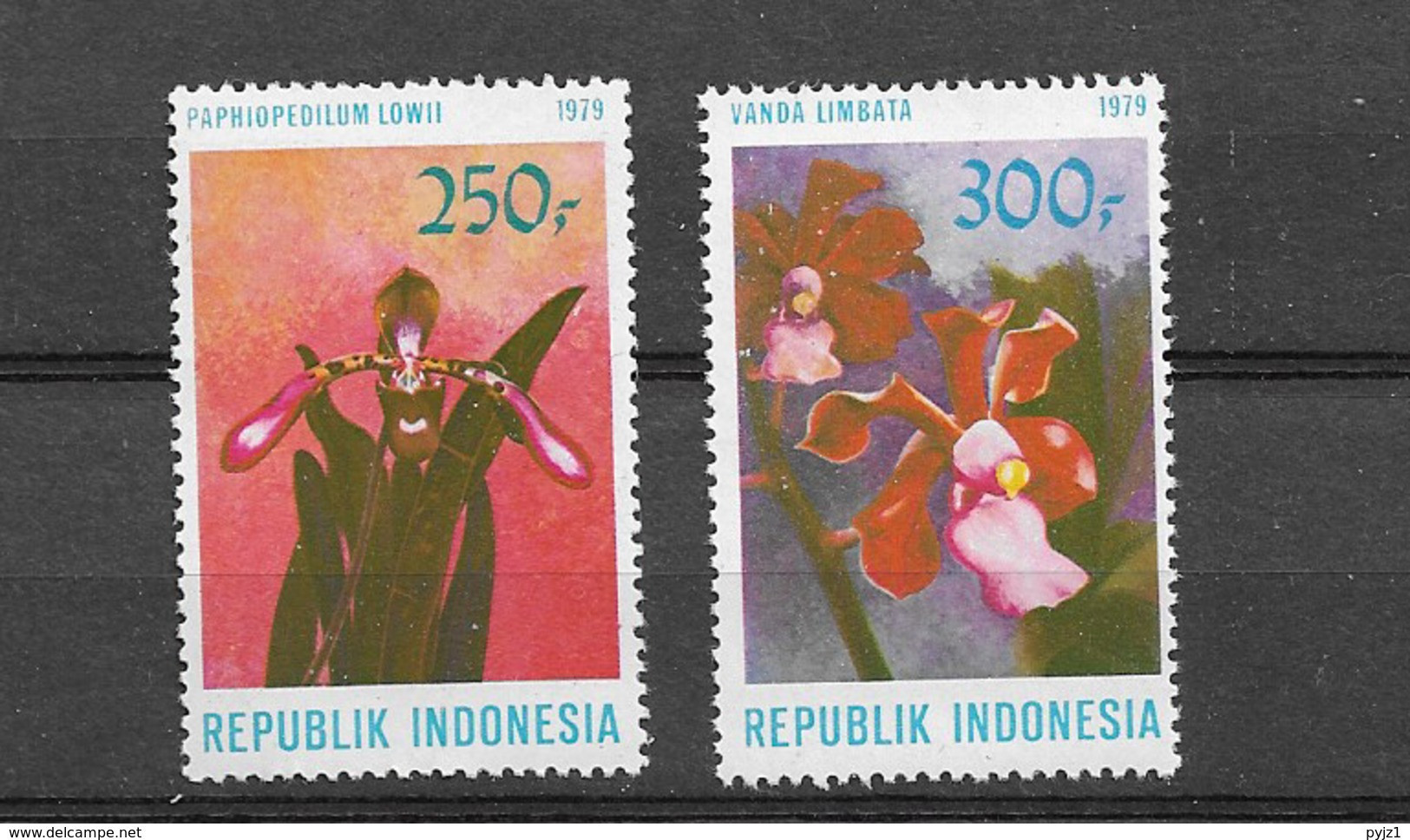 1979 MNH Indonesia Postfris** - Orchideen