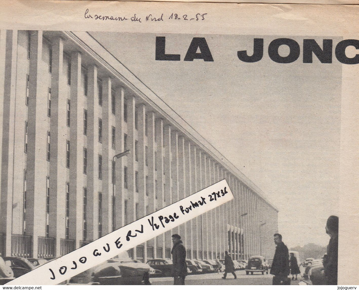 Extrait De La Semaine Du Nord:la Jonction Nord Sud De Bruxelles 2 Pages 2 Photos , La Statue De Roi Albert; Format 27x36 - 1950 - Heute