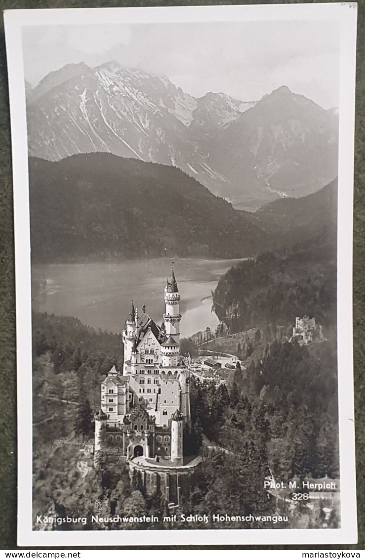 1955. Königsburg. Neuschwanstein Mit Schloß Hohenschwangau. - Castelli