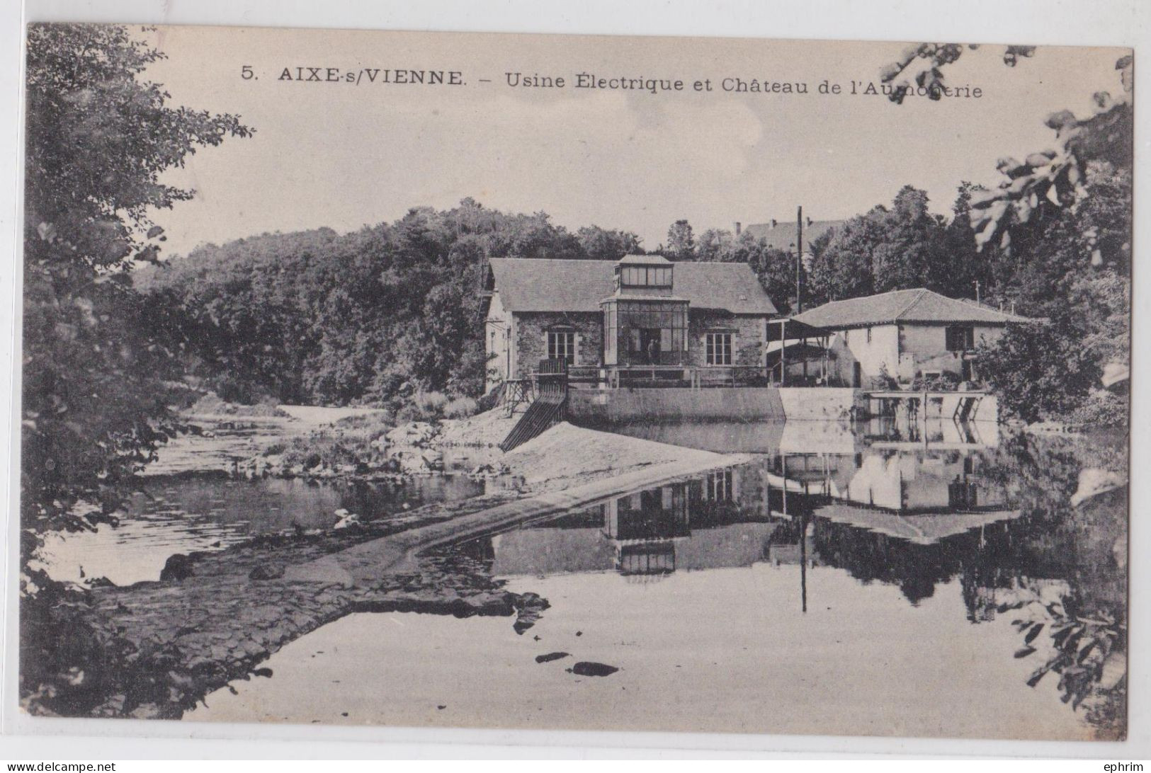 Aixe-sur-Vienne Usine Electrique Et Château De L'Aumonerie - Aixe Sur Vienne