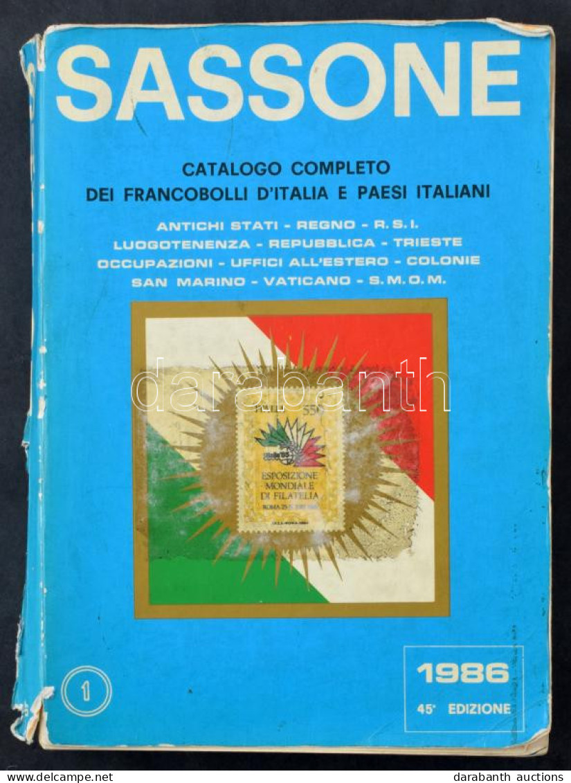 Sassone Olaszország Katalógus (1986) - Andere & Zonder Classificatie