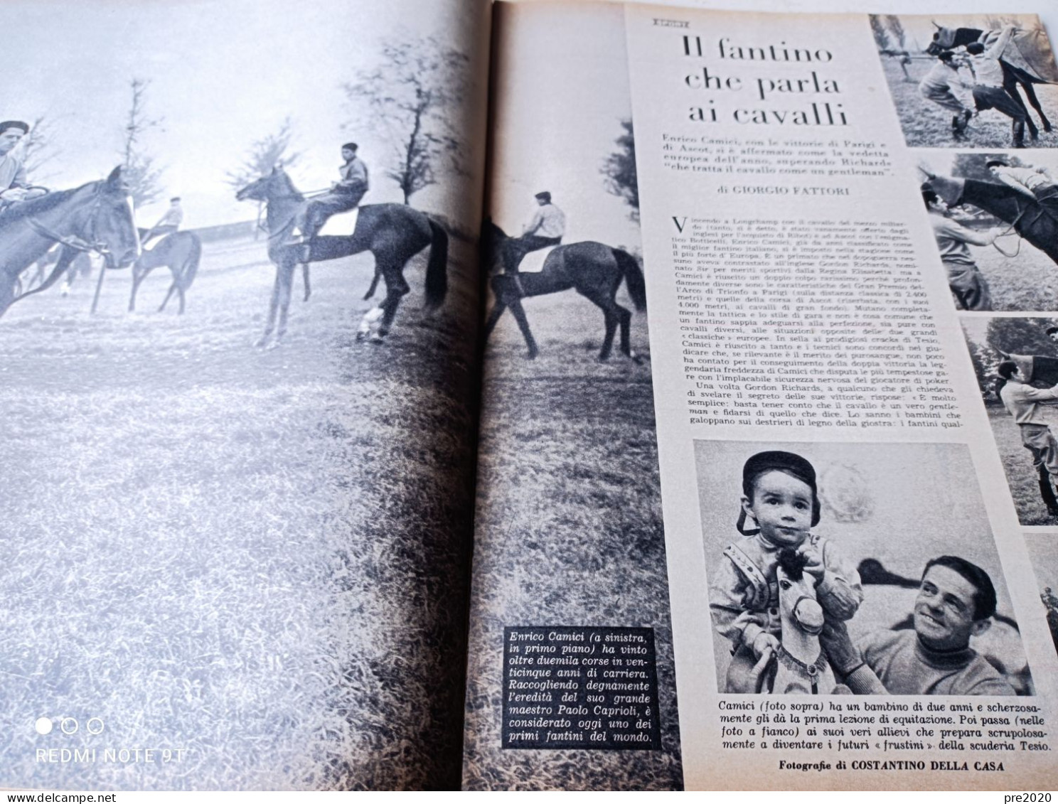 EPOCA 1955 MESAGNE SOFIA LOREN REGGIO EMILIA SAN FAUSTINO DI RUBIERA ENRICO CAMICI FANTINO - Andere & Zonder Classificatie