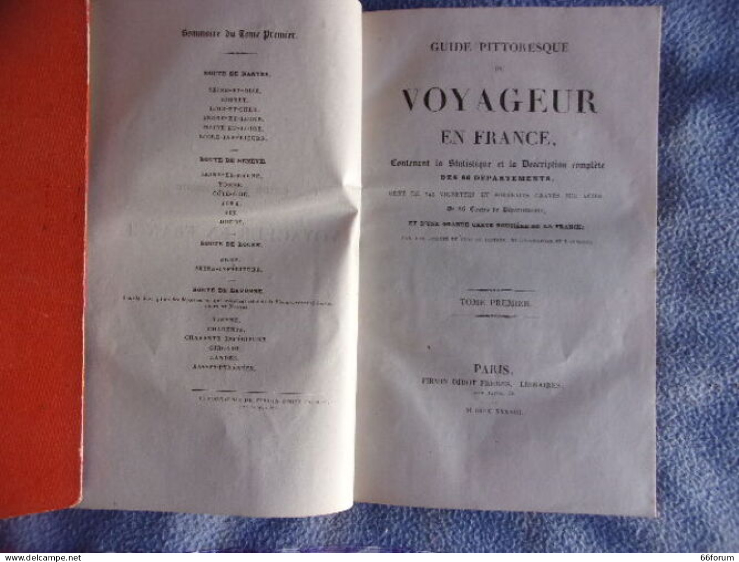 Guide Pittoresque Du Voyageur En France Tome 1 - Unclassified