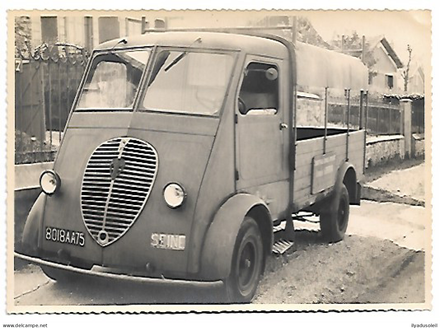 Camion Peugeot Photo Format : 17.3 X 12.3 Cm - Vrachtwagens En LGV