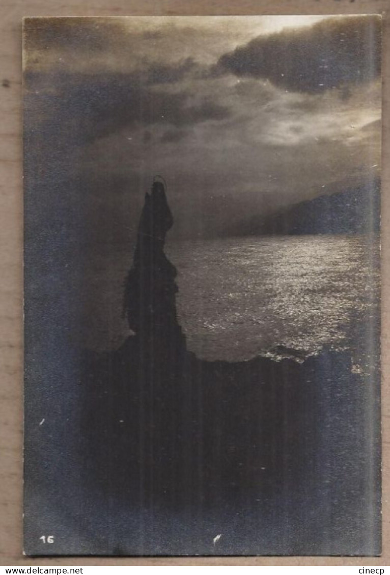 CARTE PHOTO CROATIE - ABBAZIA - TB Photo De La Madonne à Contre Jour - Photographie Atelier Betty N°1918 - Croazia