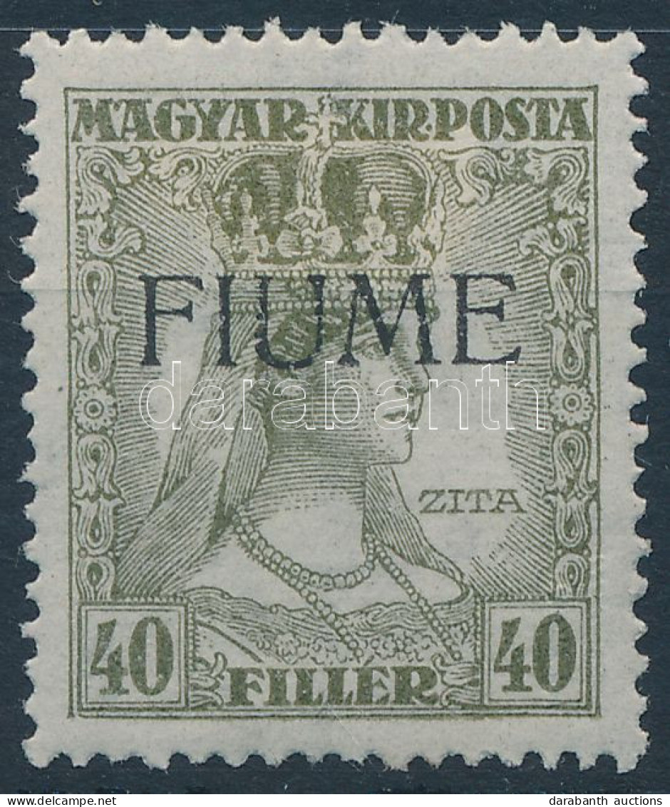 * 1918 Zita 40f Bodor Vizsgálójellel (10.500) - Otros & Sin Clasificación