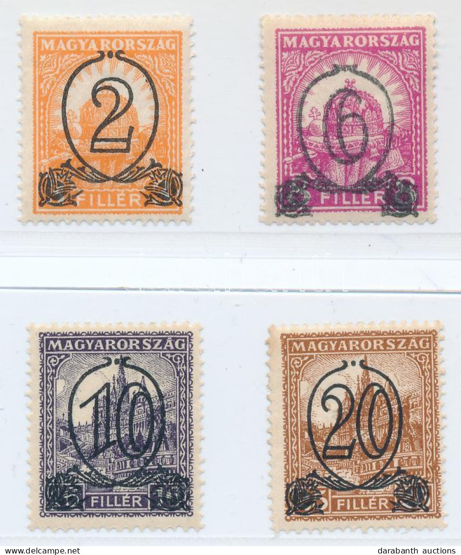 ** 1931 Kisegítő Bélyegek (I.) Sor MBK 501-504 15-ös Fogazással - Autres & Non Classés