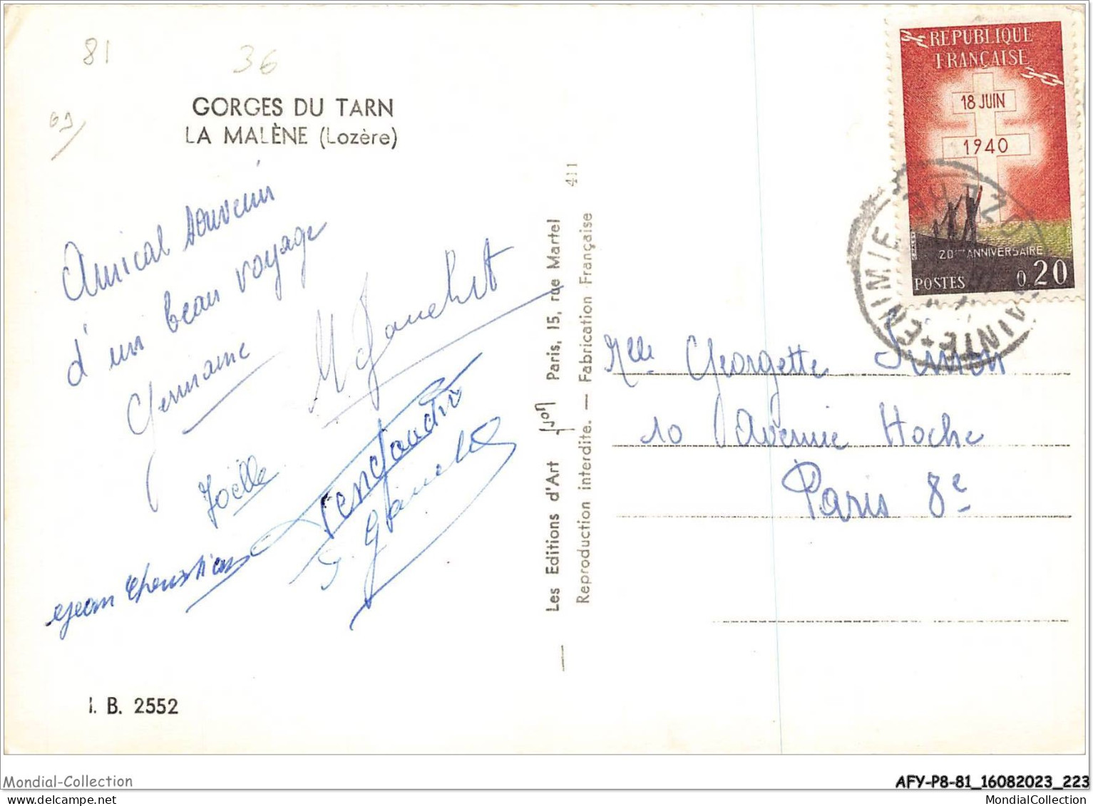 AFYP8-81-0790 - Gorges Du Tarn - LA MALENE - Lozère  - Autres & Non Classés