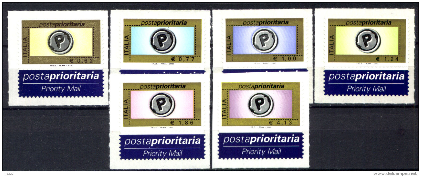 Italia Repubblica 2002 Prioritari MNH/** - 2001-10: Neufs