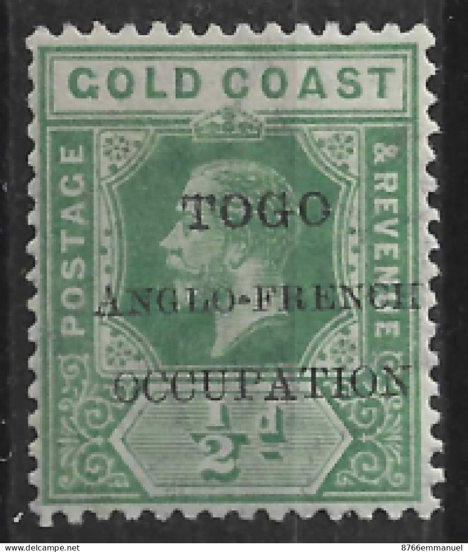 TOGO N°59c N**  Variété Petit "f" - Unused Stamps