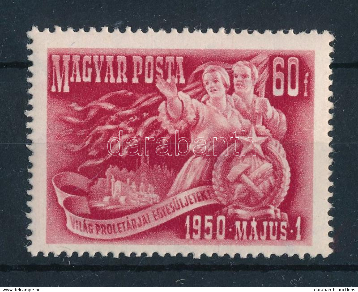 ** 1950 Május 1. 60f Számvízjellel - Other & Unclassified