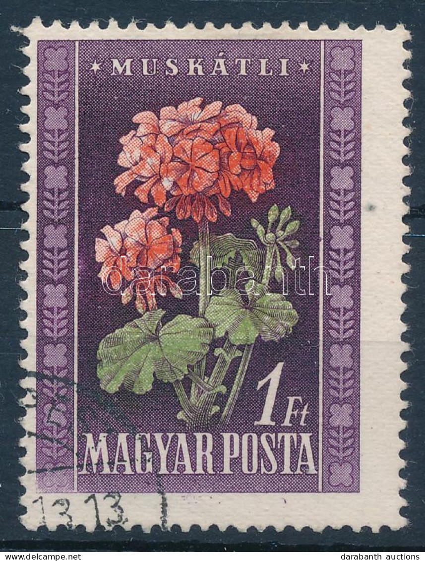 O 1950 Virág (I.) 1Ft A Tervező Neve Alig Látszik - Other & Unclassified