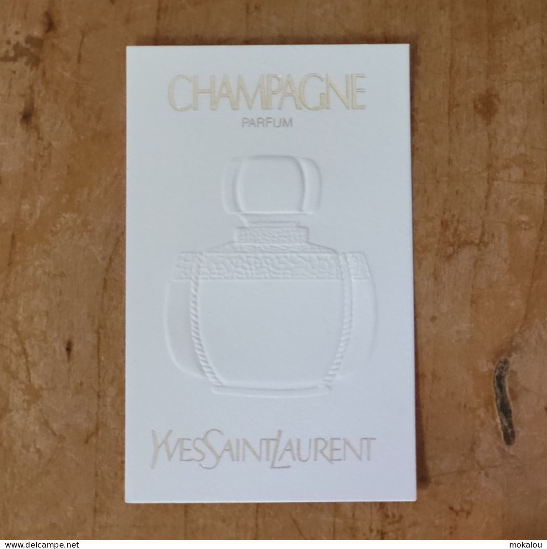 Carte YSL Champagne - Modernes (à Partir De 1961)
