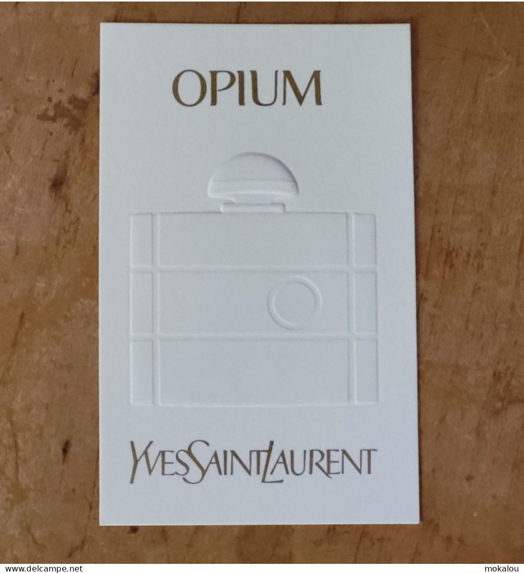 Carte YSL Opium - Modernes (à Partir De 1961)