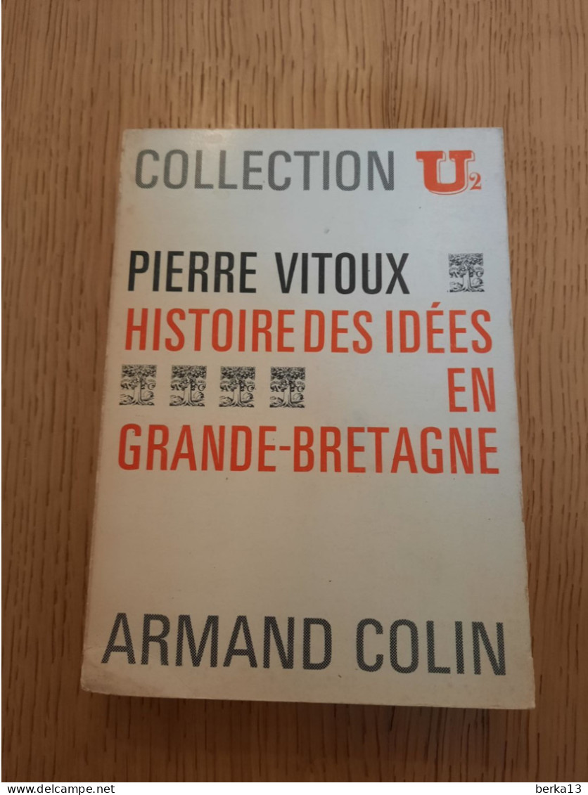 Histoire Des Idées En Grande-Bretagne VITOUX 1970 - Historia