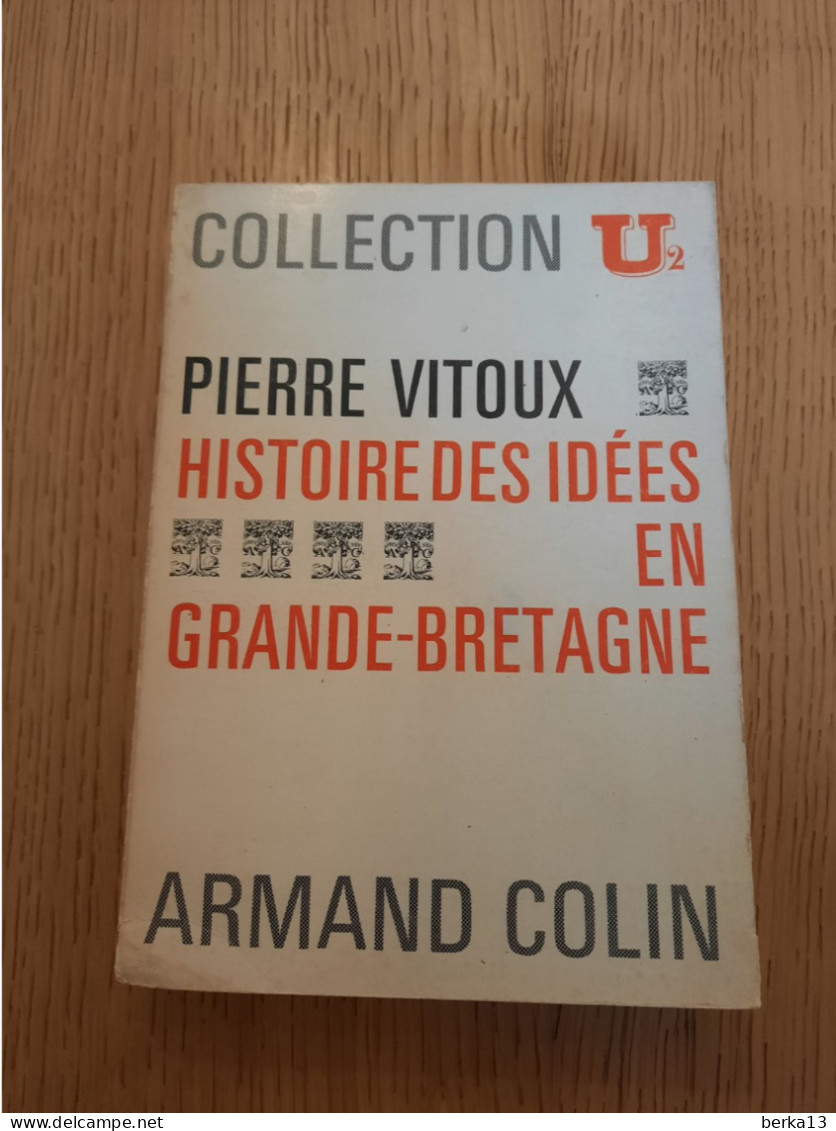 Histoire Des Idées En Grande-Bretagne VITOUX 1970 - Geschichte