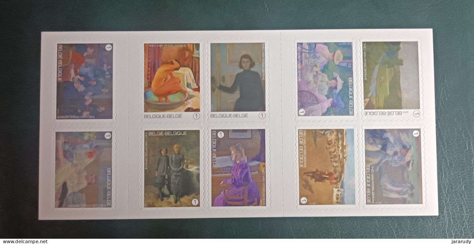 BÉLGICA ARTE 2013 Mi 4369/78 MNH - 2002-… (€)