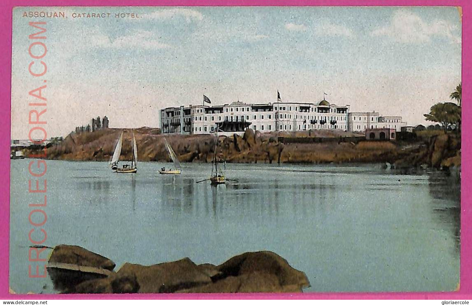 Ag2820 - EGYPT - VINTAGE POSTCARD - Hotel Cataract  Assouan - Other & Unclassified