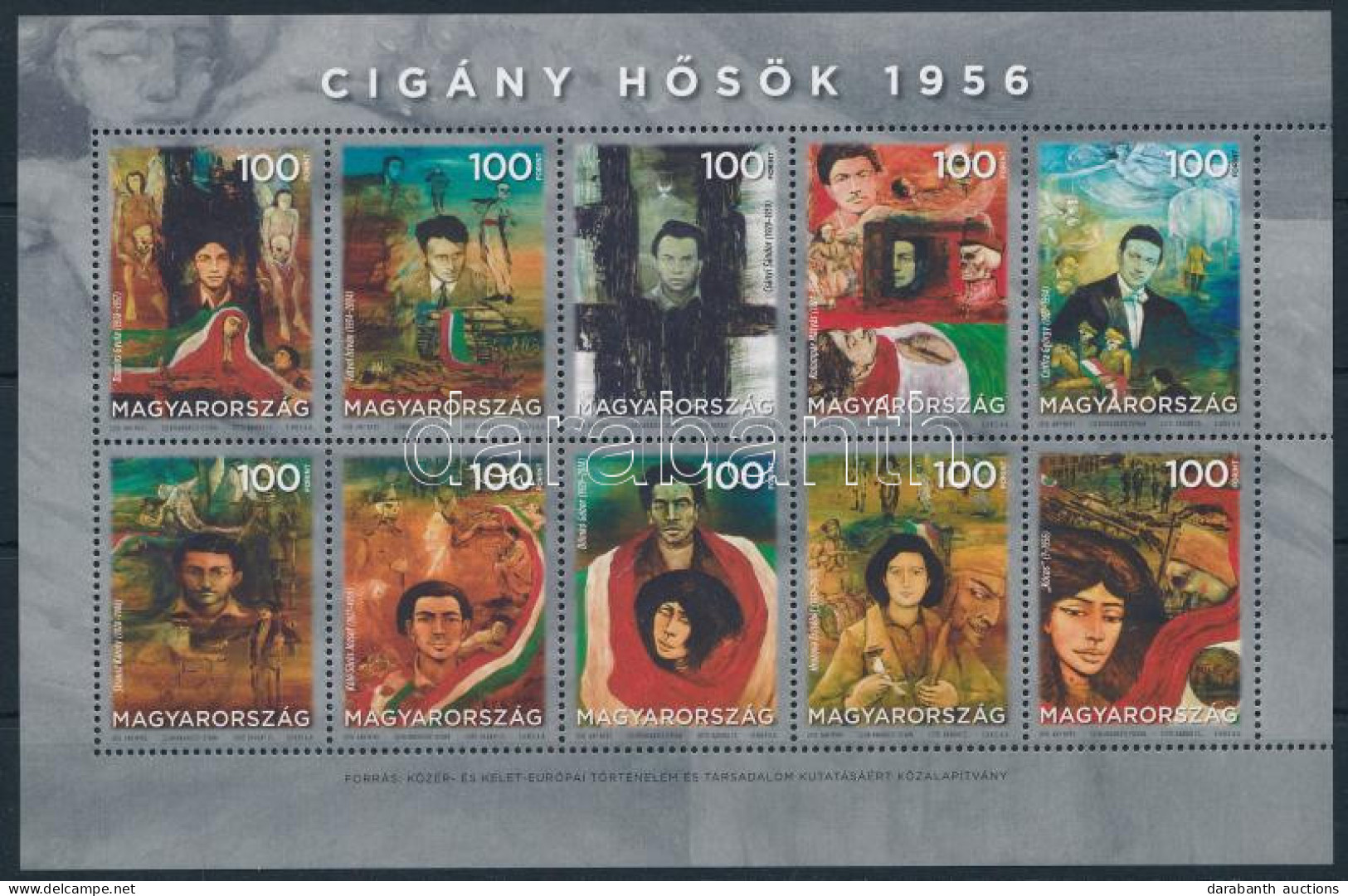 ** 2018 Cigány Hősök 1956 Blokk (Névérték: 1.000) - Andere & Zonder Classificatie